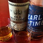 Two Bottom Shelfers: Early Times BiB + Old Overholt 114